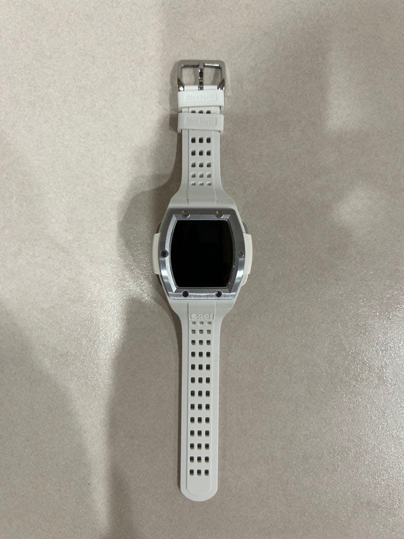 ShotNavi Crest ショットナビクレスト　白　ケース付　ゴルフウォッチ