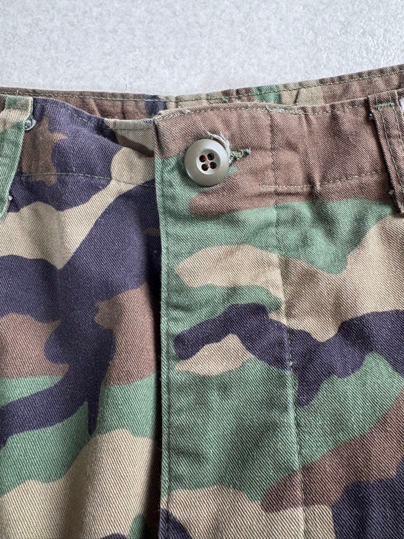 米軍実物 ウッドランドカモ コンバットパンツ サイズSMALL-SHORT